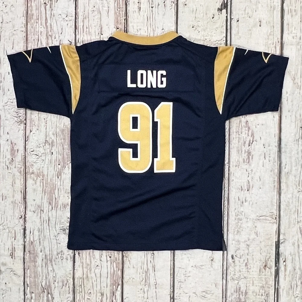 Boys Kids Chris Long St. Louis Rams NFL Football Nike Sports Jersey